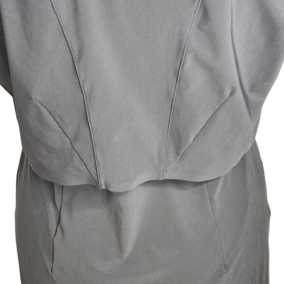 Lululemon‎ Go Endeavor Dress Womens Size 10 Black Mesh Back Vent UPF 50+ - Picture 7 of 11